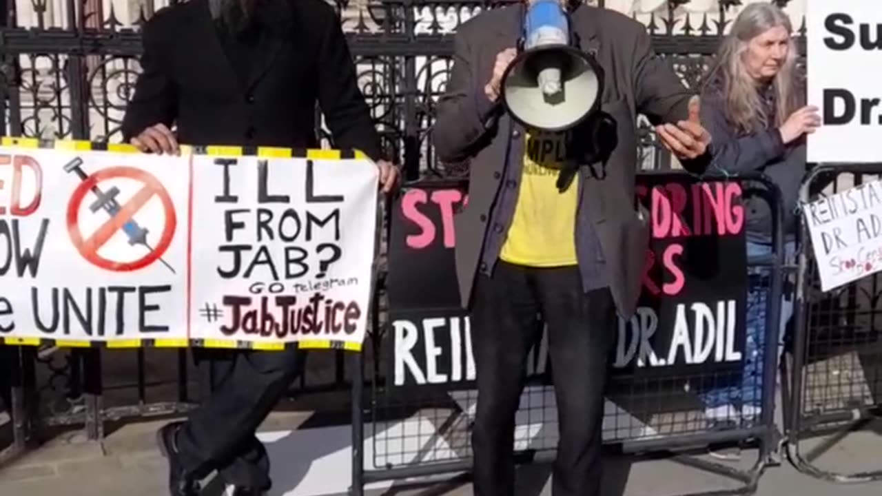 Kate Shemirani - supporting Dr Adhil