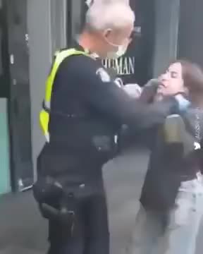 Victoria Police strangles a women for No Mask! Last year