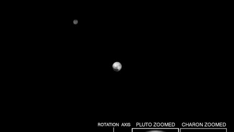 June 30, 2015, View of Pluto and Charon from New Horizons