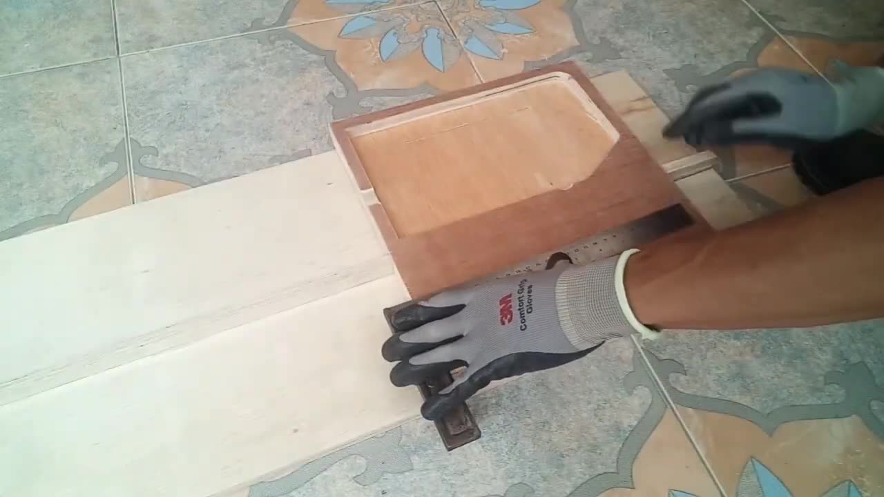 diy simple circular saw track saw guide __ plywood version.