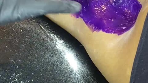 Armpit Wax Tutorial Using Purple Seduction Hard Wax by Sexy Smooth | @the.waxvault