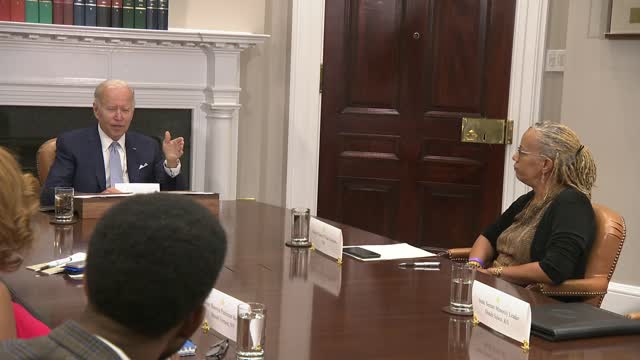 President Biden Drops By a Meeting on Reproductive Rights with State and Local Elected Officials