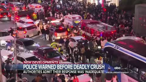 South Korean police reveal emergency calls began hours before deadly crowd surge