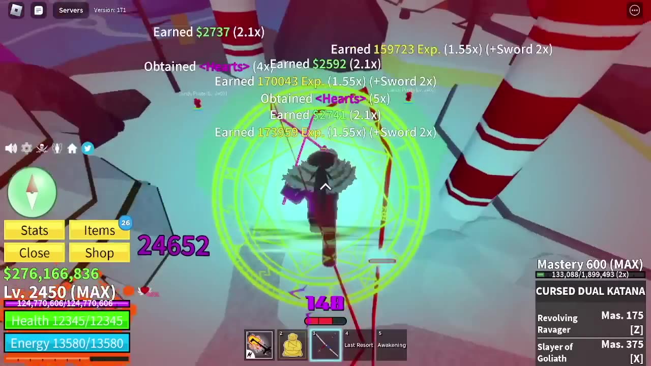 Grind Hearts like a Hacker in Bloxfruits