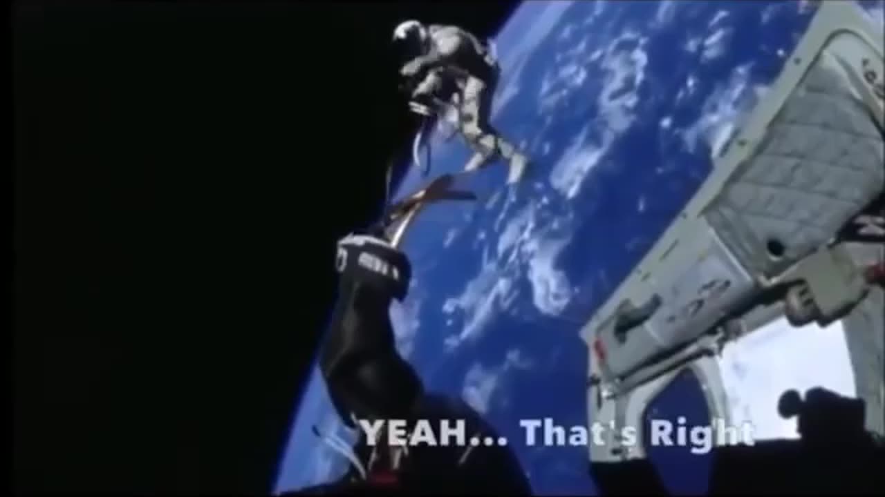 Claymation space walk