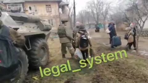 Civilians in Mariupol wearing white armbands. It's starting to be crystal clear that the Bucha massacre was perpetrated by Ukraine nationalists against people that collaborated with the Russians.