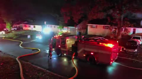 WATCH: House Bursts Into Flames In North Little Rock