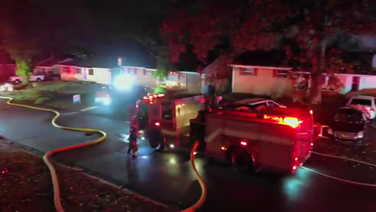 WATCH: House Bursts Into Flames In North Little Rock