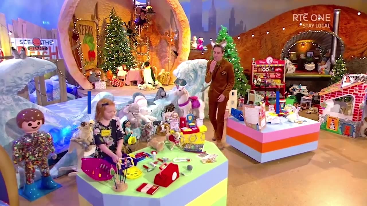 Ryan Tubridy's use of toys to tell the Covid story