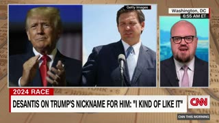 Video- DeSantis was asked about Trump's nicknames for him. Hear his response