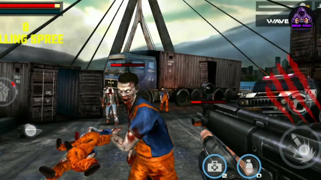 ZOMBIE☠️best👹💥 ever🔥 game!!!must watch GAMEPLAY💥🔥| Brain virus |#23