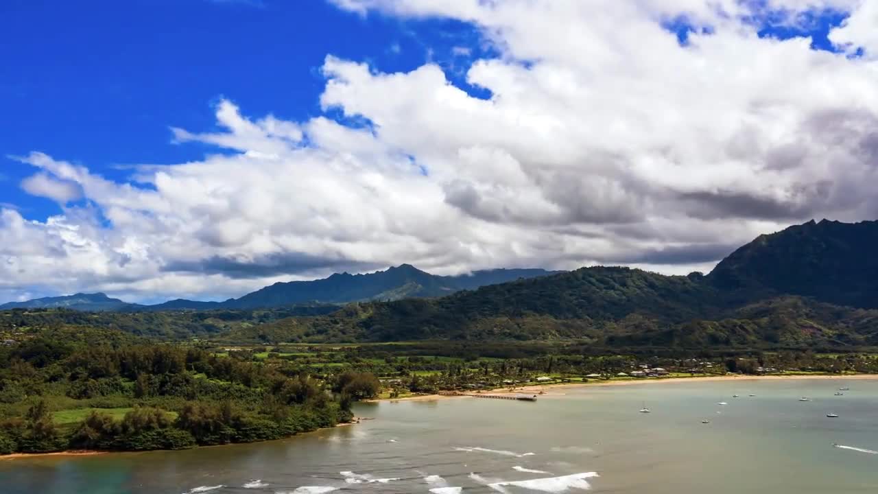 Aerial Hawaii Drone Footage with Relaxing Hawaiian