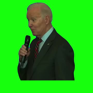 “I Came Down Because I Heard There Was Chocolate Chip Ice Cream” Joe Biden | Green Screen