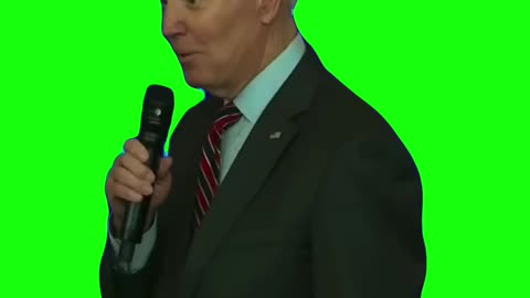 “I Came Down Because I Heard There Was Chocolate Chip Ice Cream” Joe Biden | Green Screen