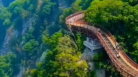 Beautiful view of Shaohua Mountain, Shaanxi, China..mp4