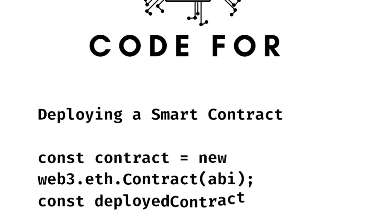 Deploying a Smart Contract #shorts