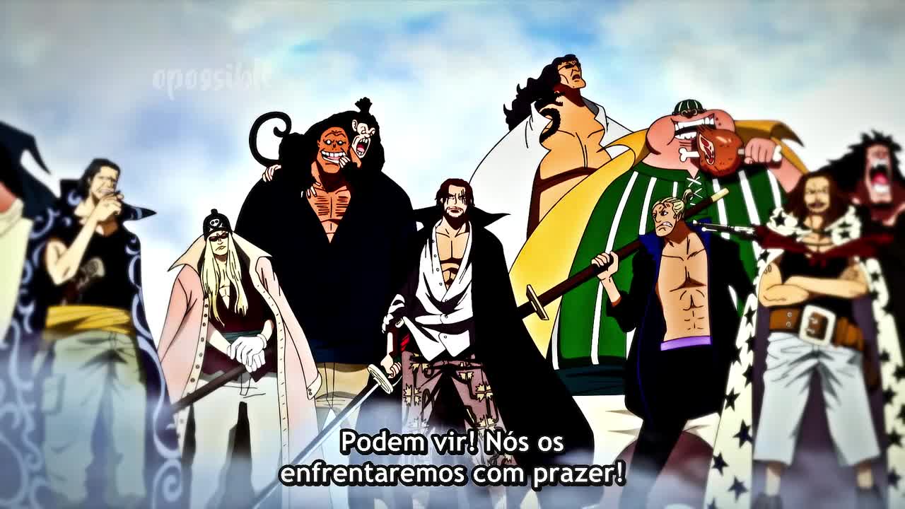 Shanks parando a guerra ! - One Piece ( EDIT )