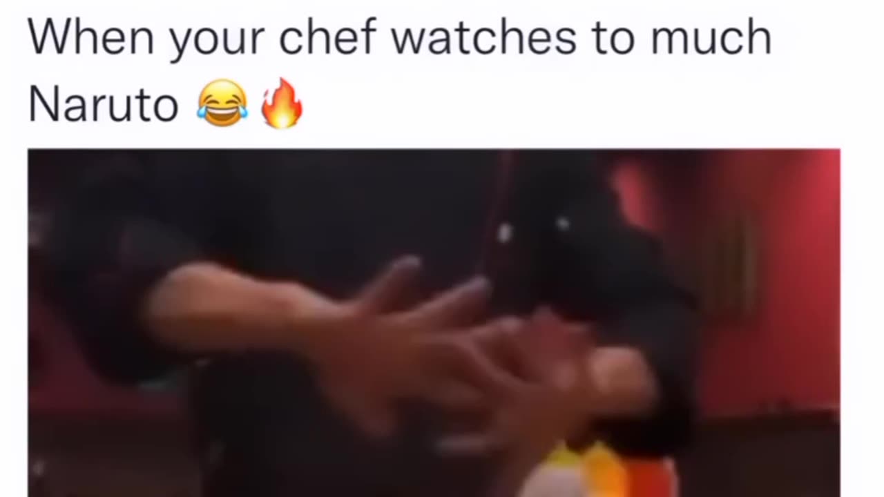 When your chef is true fan of anime 😛.