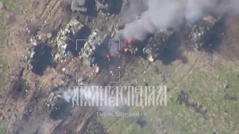 Destruction of American Bradley infantry fighting vehicles, Leopard tanks and other NATO equipment
