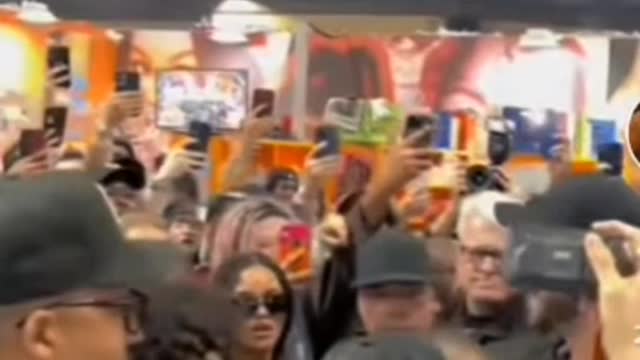 He just wanted a picture with kanye, and Connie gave him his picture