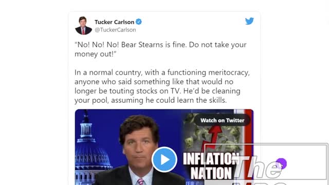 Tucker Carlson Destroys Lying Jim Cramer