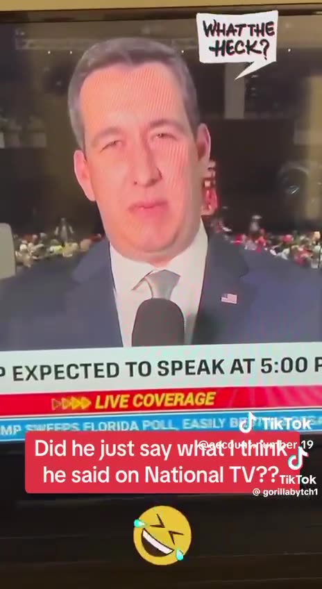 WHOOPS!!!! Did he MEAN to say that?? HAHAHAHA