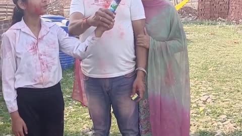 Holi celebration