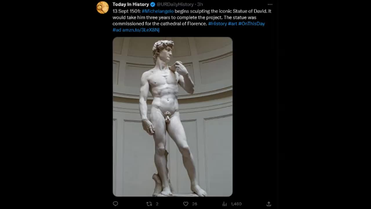 Today in history - Sculpting iconic statue of David