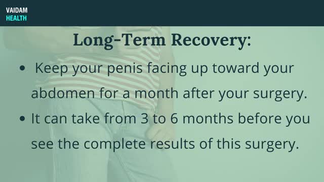 Life after penile enlargement