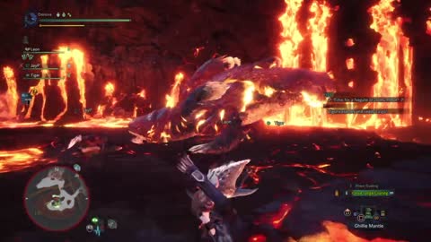 Monster Hunter: World Lavasioth Battle