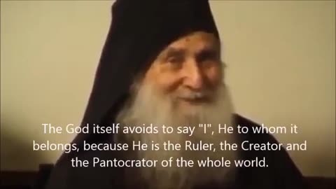 Greek Orthodox Elder Joseph of Vatopedi discusses the Ego.