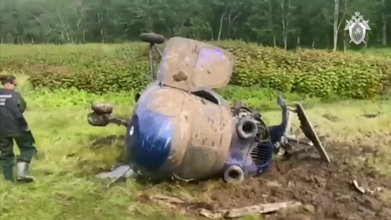 Crashed Russian Helicopter