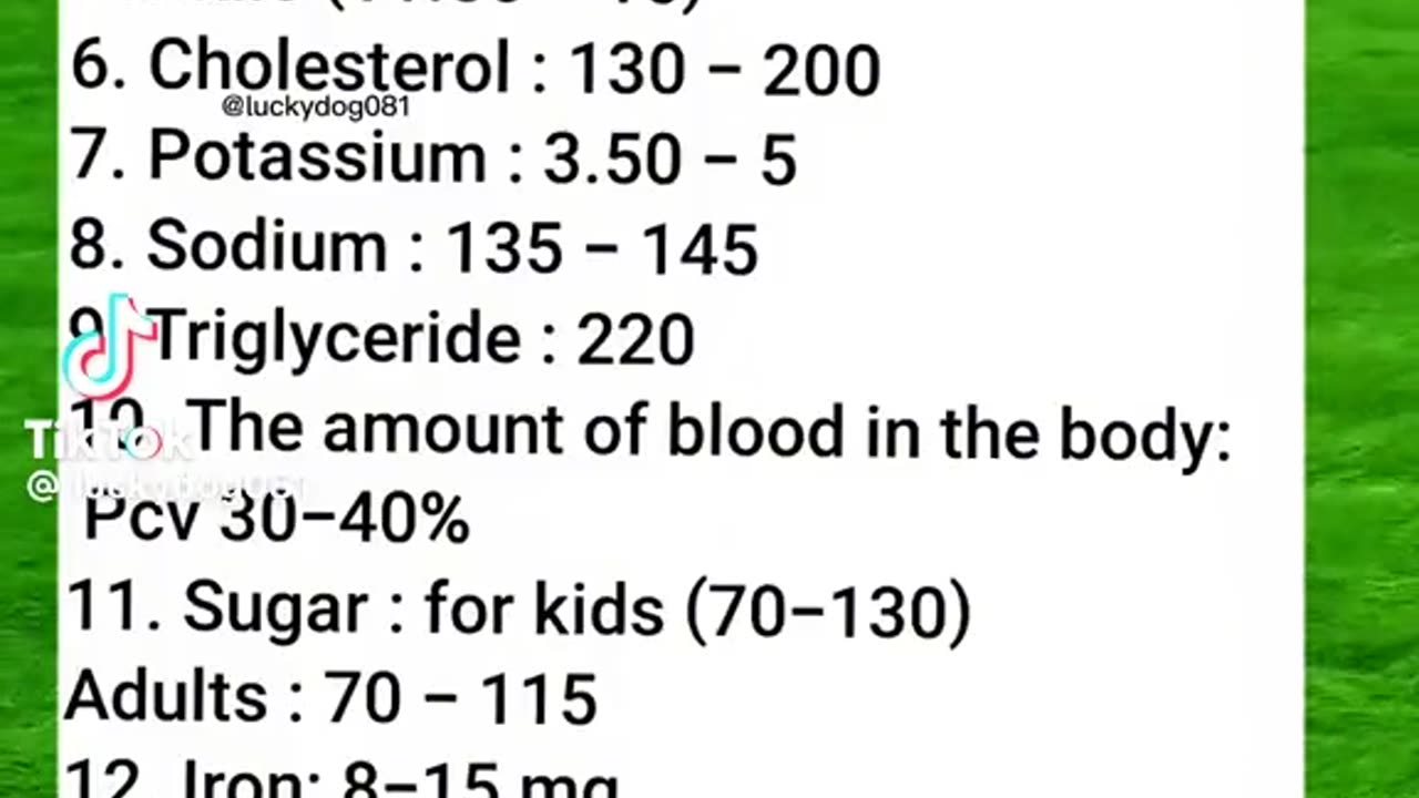 Medical number in every human life