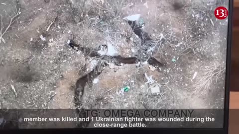 4 Ukrainian soldiers attack trench of "Wagners" - close combat