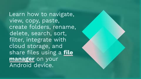 How to use file manager