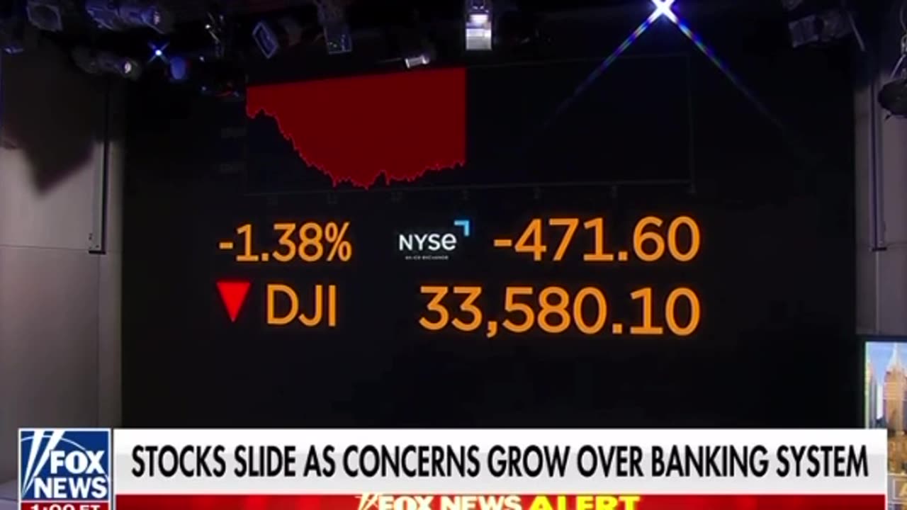 🚨 Stocks slide as concerns grow over banking system