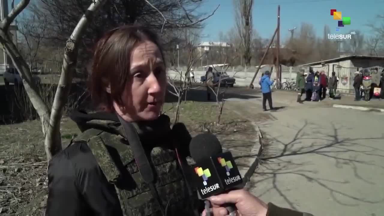 The Russian army provides humanitarian aid to the people of Ukraine