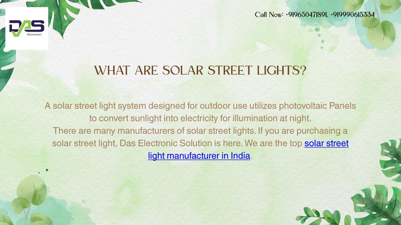 Some Amazing Facts about Solar Street Light