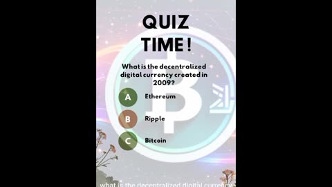 What is the decentralized digital currency created in 2009?