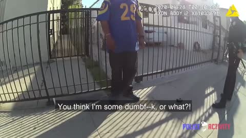 Bodycam Footage Captures LAPD Officer Beating Trespassing Man