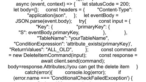 DynamoDb delete nonexistent item does not fail why