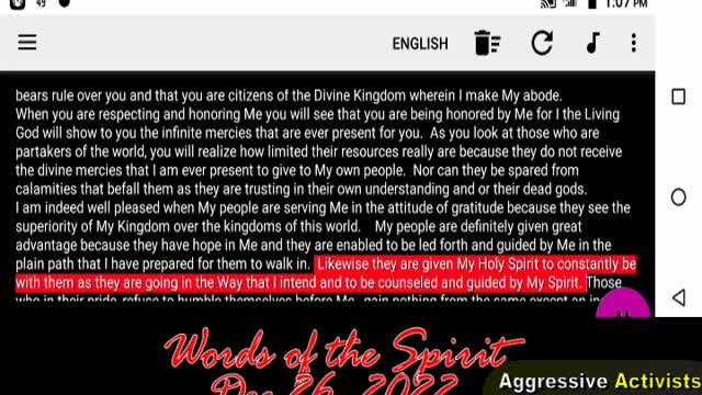 GOD, RELIABLE AND DEPENDABLE _Words of the Spirit-Dec 27 2022