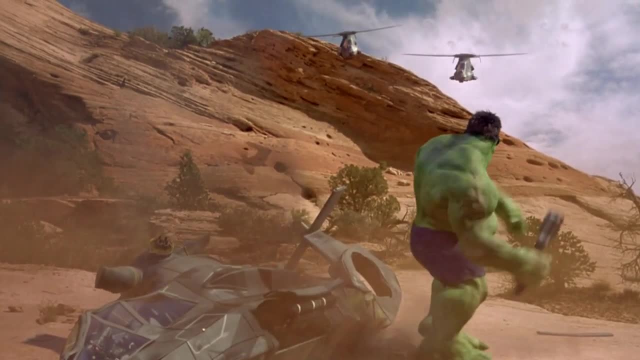 Hulk Eric Bana Powers and Fighting Skills Compilation