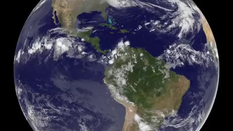 Satellite sees Global view of Sandy's life to landfall