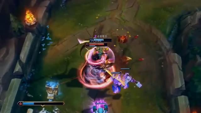 League of Legends game Korean service king operation clip