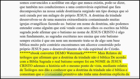 A Maior Farsa do Trinitarismo parte 14