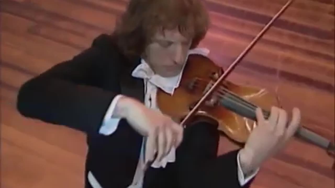 Violin practice - left & right hand at play