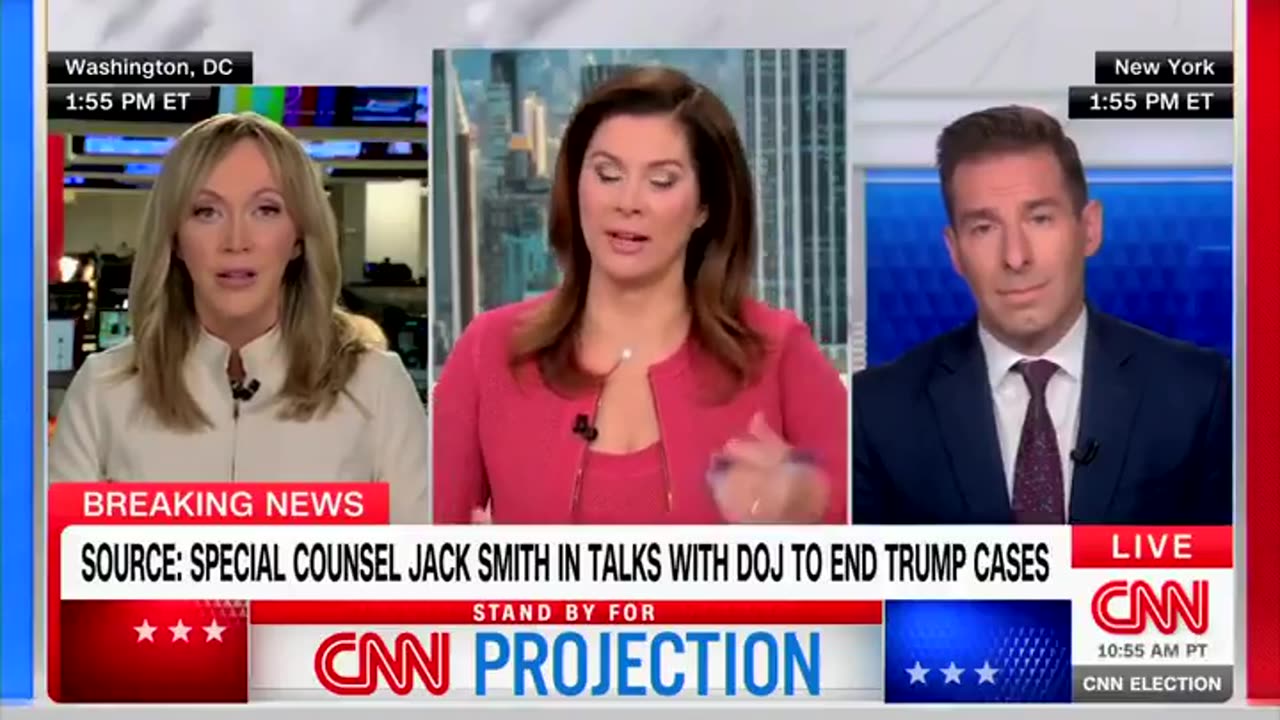 CNN announces DOJ dropping the cases on Donald Trump