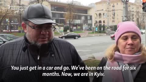 Ukrainians React To Reports Of Possible Kyiv Evacuation