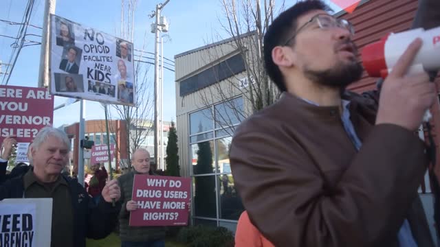 Methadone Clinic protest Highlights (plus extra interviews but missing main speeches)- #safelynnwood